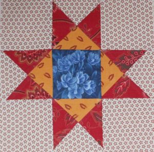 A quilted Ohio Star